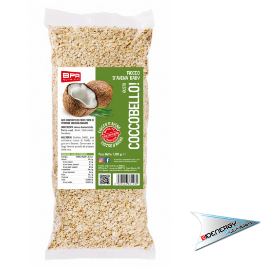 Bpr Nutrition-FIOCCO D'AVENA BABY AROMATIZZATO (Conf. 1 Kg)   Coccobello  